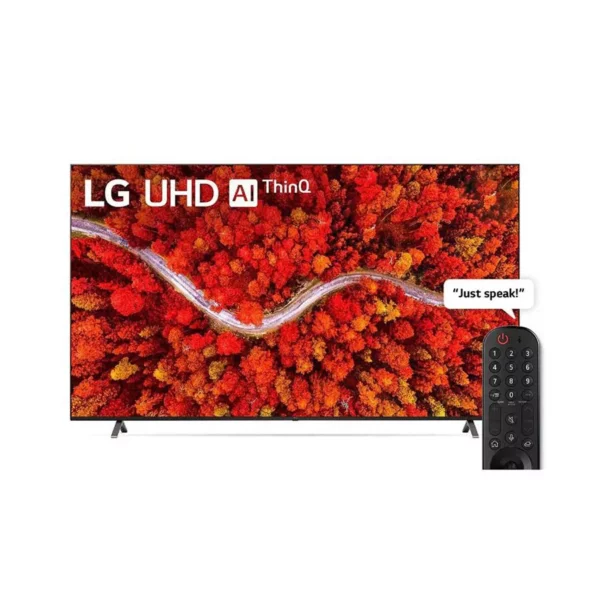 LG TV 82 Smart Satellite UHD 4K Magic Remote Control with Free Zara 43 Inch TV